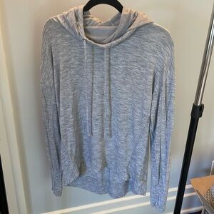 Athleta gray hooded sweatshirt